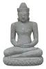  Product image 1 of the product “Sitting Buddha, 100cm height,  natural stone (Basanite), stonemasonry ”