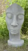  Product image 1 of the product “Dilan - Face looking to the left, 120 cm H | cast stone ”