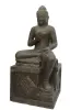 Product image 1 of the product “Seated Buddha on a pedestal, one leg down, 150cm height ”