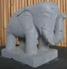  Product image 1 of the product “Standing elephant made of Riverstone about 45cm length ”