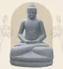  Product image 1 of the product “Seated Buddha made of Riverstone in Dhyana Position - gesture of meditation, H. 190 CM ”