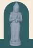  Product image 1 of the product “Standing Dewi Sri, “Turning of the Wheel”, 100cm Height, Riverstone, Stone Dewi Sri ”
