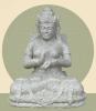  Product image 1 of the product “Seated Dewi Sri, position chakra turning the wheel, about 48cm height ”