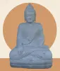  Product image 1 of the product “Seated Buddha made of Riverstone in Bhumisparsha - gesture of touching the earth. 100cm height. unique version ”