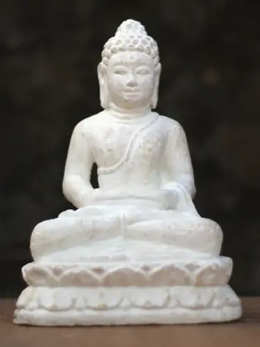 Product image of the product “Sitting Buddha, 30 cm, white ”