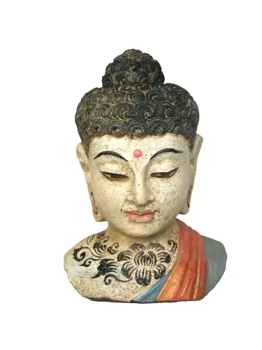 Product image of the product “Buddha Bust, 29 cm, handpainted ”