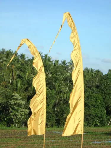 Product image of the product “Bali flag, satin, gold ”