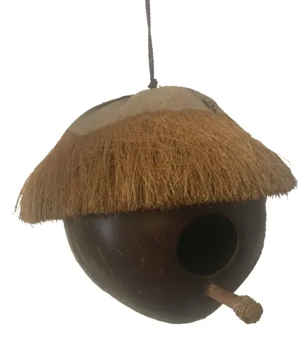 Product image of the product “Birdhouse from a coconut,  the hole has 42mm diameter ”
