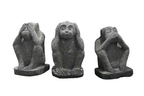 Product image of the product “Three Monkeys ,Basenite - Natural ”