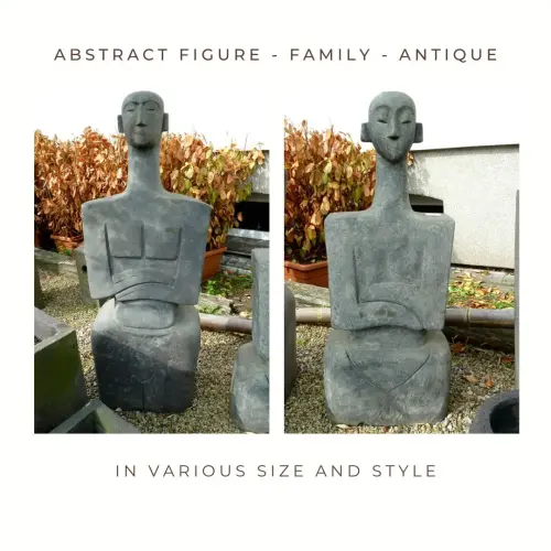 Product image of the product “Abstract figure - family, in the sizes from 70 to 175cm, basanite, antique finish ”