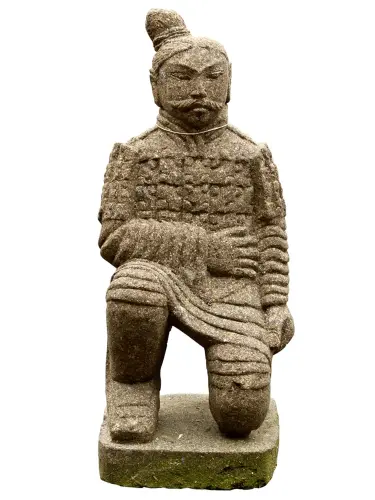 Product image of the product “Warrior kneeing, ca 60cm high, natural ”