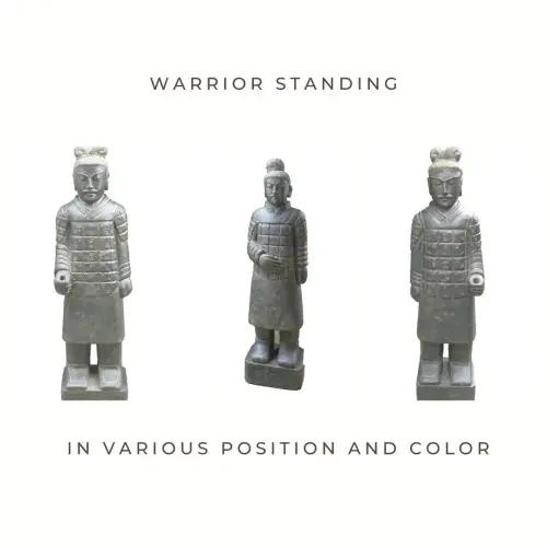 Product image of the product “Standing soldier, 175cm height, in various positions. Antique finish and Natural finish ”