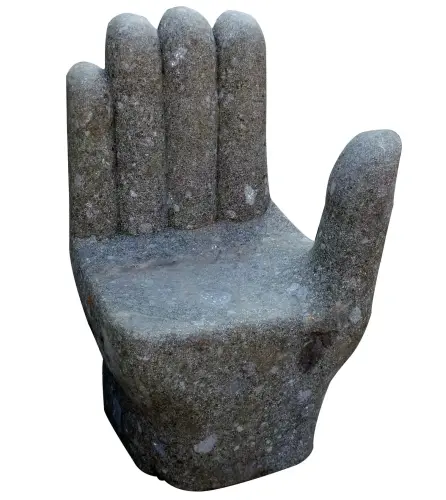 Product image of the product “Abstract hand, also object to sitting right, 100 cm height Natural ”