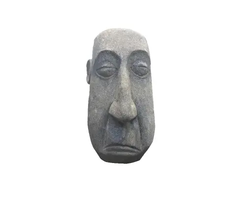 Product image of the product “Head Doctore 60cm H Natural stone (Basanit), stonemasonry ”
