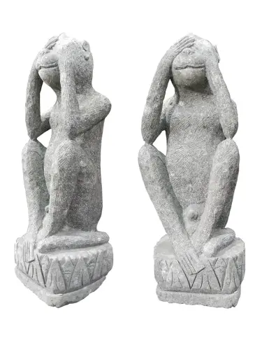 Product image of the product “Monkey, ca 70cm, basanite ”