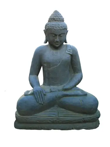 Product image of the product “Seated Buddha, Indian Style - calling mother earth, sizes 100cm and 170cm, Antique finish ”
