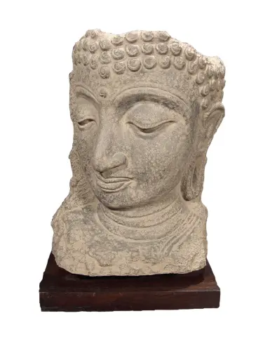 Product image of the product “Buddha Face on wooden stand ”