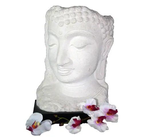 Product image of the product “Buddha Face on wooden stand ”