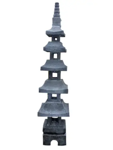 Product image of the product “Lava stone lantern, multi-piece. Japanese garden lantern, 