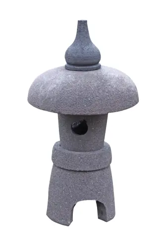 Product image of the product “Japanese stone lantern, lava stone, multi piece, in the sizes from 45cm to 65cm ”