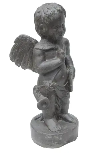Product image of the product “Classic amore sculpture. 73 cm height, cast stone, handcrafted & coloured ”