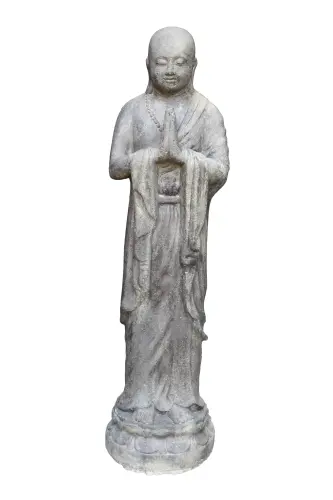 Product image of the product “Monk standing, cast stone, in the sizes from 125cm to 175cm ”