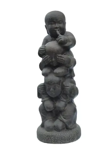 Product image of the product “The three monks on top of each other, Symbolizing Ear, Eye and Mouth. 110cm height, hollow ”