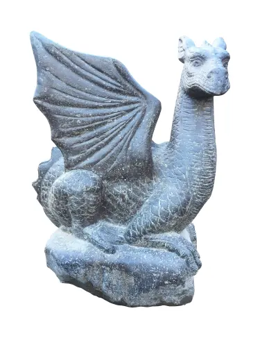 Product image of the product “Sitting Dragon, ca. 65 cm H antique finish, pressed stone ”