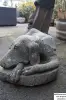  Product image 2 of the product “Hunting dog, lying on pedestal, approx. 80cm long ”