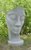  Product image 2 of the product “Dilan - Face looking to the left, 120 cm H | cast stone ”