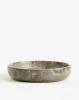  Product image 2 of the product “Round Bowl, Ø 24 cm | Grey Marble, Polished Finish ”