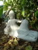  Product image 2 of the product “Buddha lying, cast stone, 80cm width ”