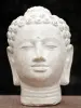  Product image 2 of the product “Buddha head, 34 cm, white ”