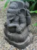 Product image 3 of the product “Ganesh with Relief at the backside, approx. 40cm, Antique finish ”