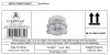  Product image 4 of the product “Mian - Small Buddha mask, 16.5cm H | cast stone ”
