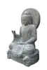  Product image 5 of the product “Seated Buddha with cloak and relief, Indian, 115 cm H ”