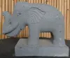  Product image 5 of the product “Standing elephant made of Riverstone about 45cm length ”