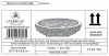  Product image 6 of the product “Medan - Bowl with leaf motive, Ø 29 cm | cast stone ”