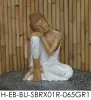  Product image 7 of the product “Rahman - Buddha relax- one leg up, 65 cm H | cast stone ”