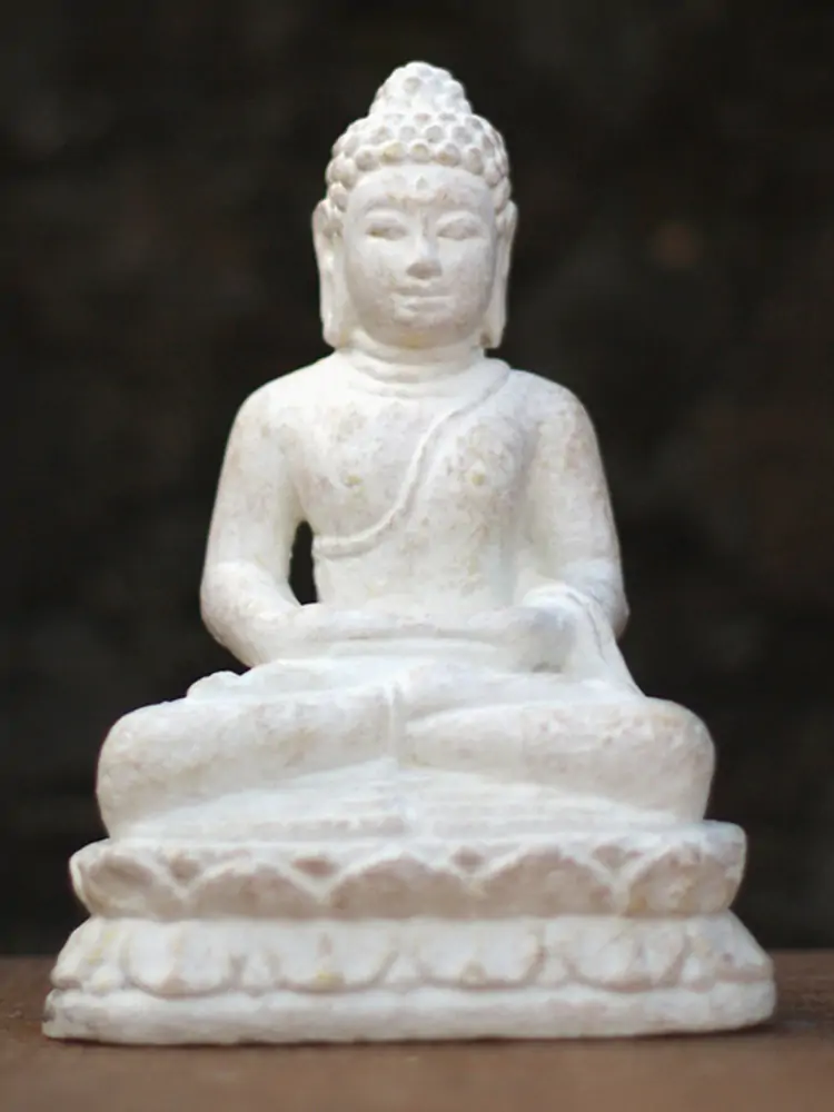  Product image 1 of the product “Sitting Buddha, 30 cm, white ”