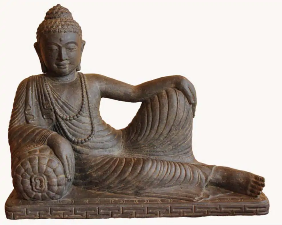  Product image 1 of the product “Buddha lying, cast stone, 80cm width ”