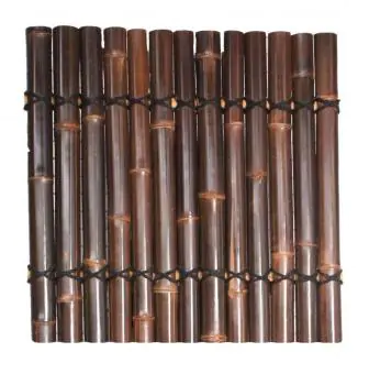  Product image 1 of the product “Bamboo element Model Surabaya, rigid, brown-black (wulung), with decorative rope. Diameter 3-5cm 180 x 90 cm Height. ”