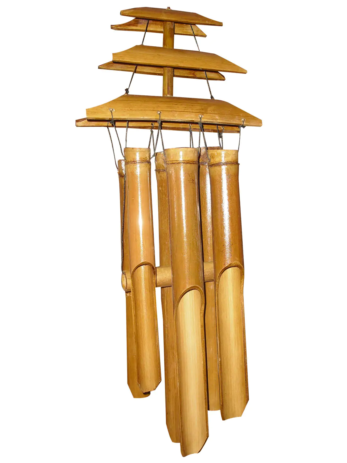  Product image 1 of the product “Bambuswindspiel Pagoda, 40cm Bambus ”