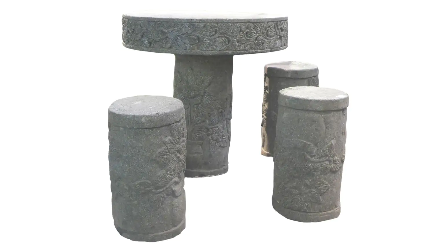  Product image 1 of the product “Garden set, 4xstone stool with table 70cm D ”