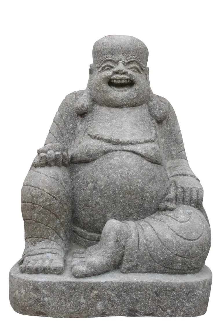  Product image 1 of the product “Laughing Buddha, china style, in the sizes from 40cm to 100cm, Natural finish ”