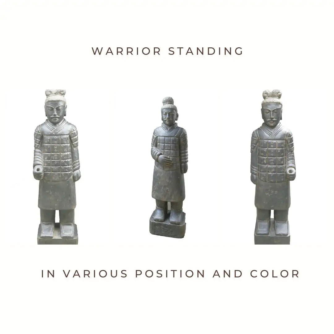  Product image 1 of the product “Standing soldier, 175cm height, in various positions. Antique finish and Natural finish ”