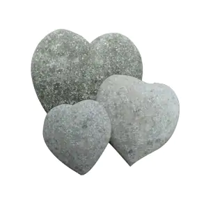  Product image 1 of the product “Decoration Heart, in the size from 8 to 25cm, basanite, natural ”