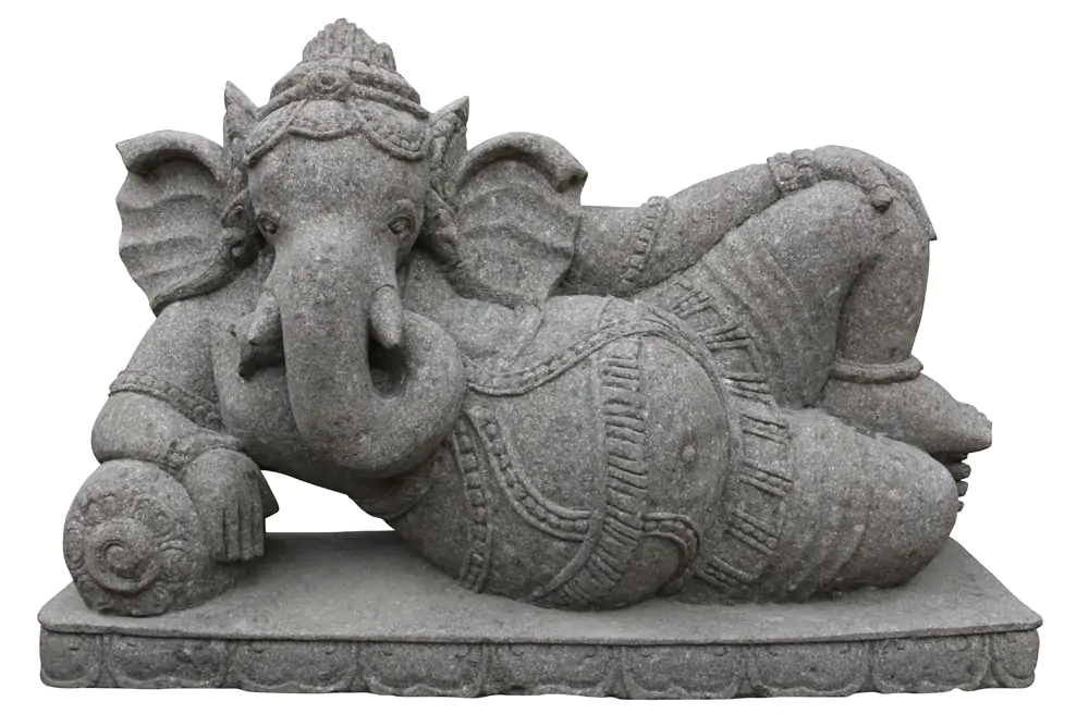  Product image 1 of the product “Reclining Ganesh on a plinth, 105 cm L ”