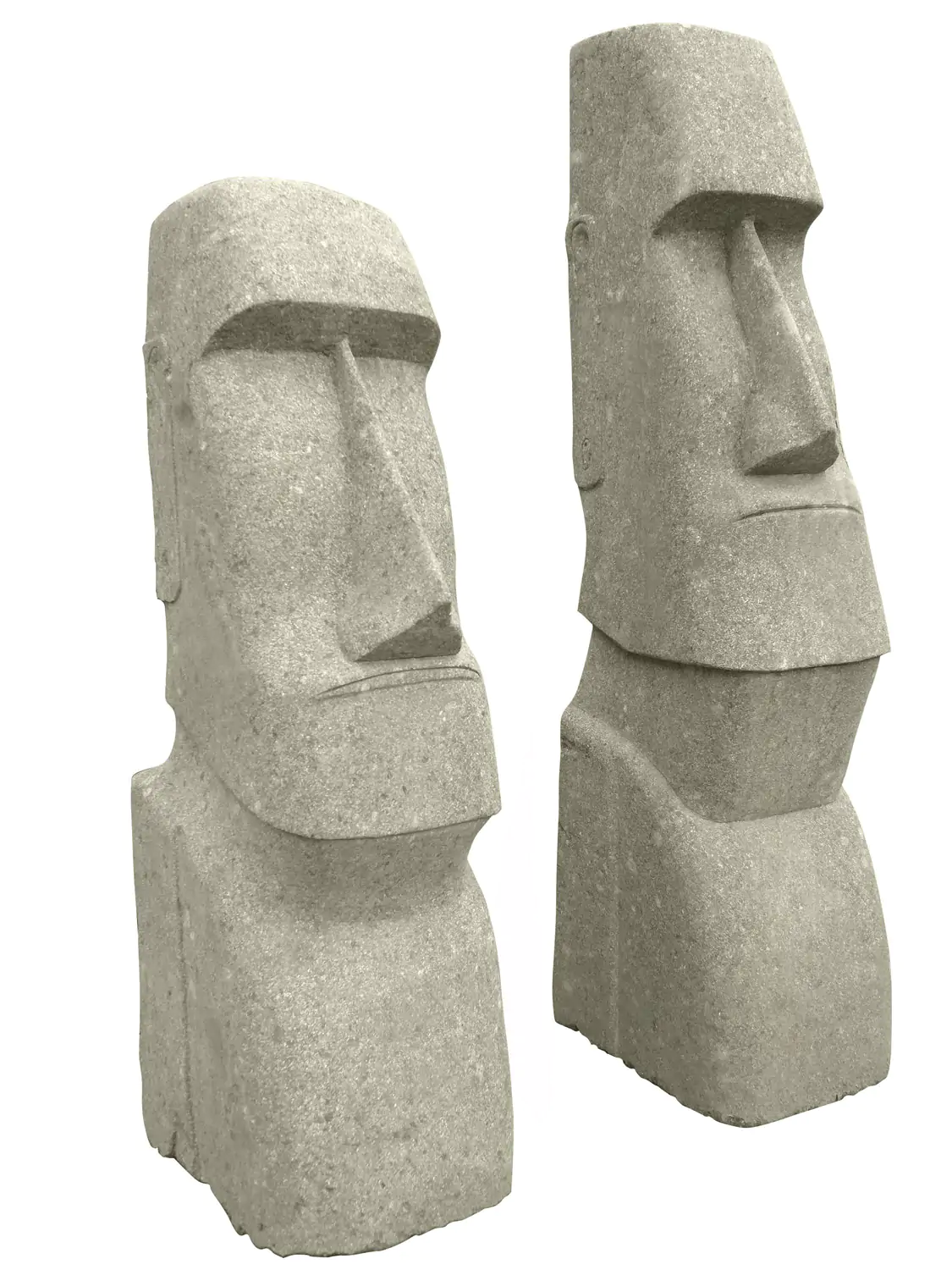  Product image 1 of the product “Moai head, Natural stone (Basanit), stonemasonry, in the sizes from 30cm to 400cm, Natural finish ”