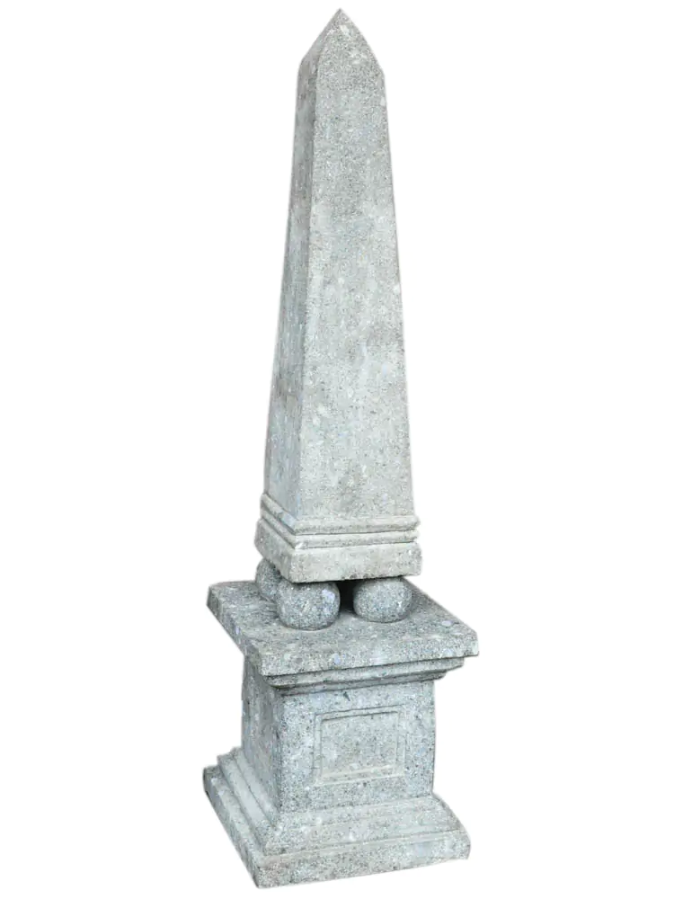  Product image 1 of the product “Obelisque, 2 parts, basanite, in the sizes from 120 to 200cm ”